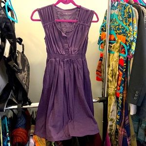 Purple Maternity dress